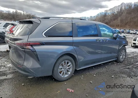 2025 Toyota Sienna Xle from USA, damaged, VIN 5TDYRKEC6SS242010